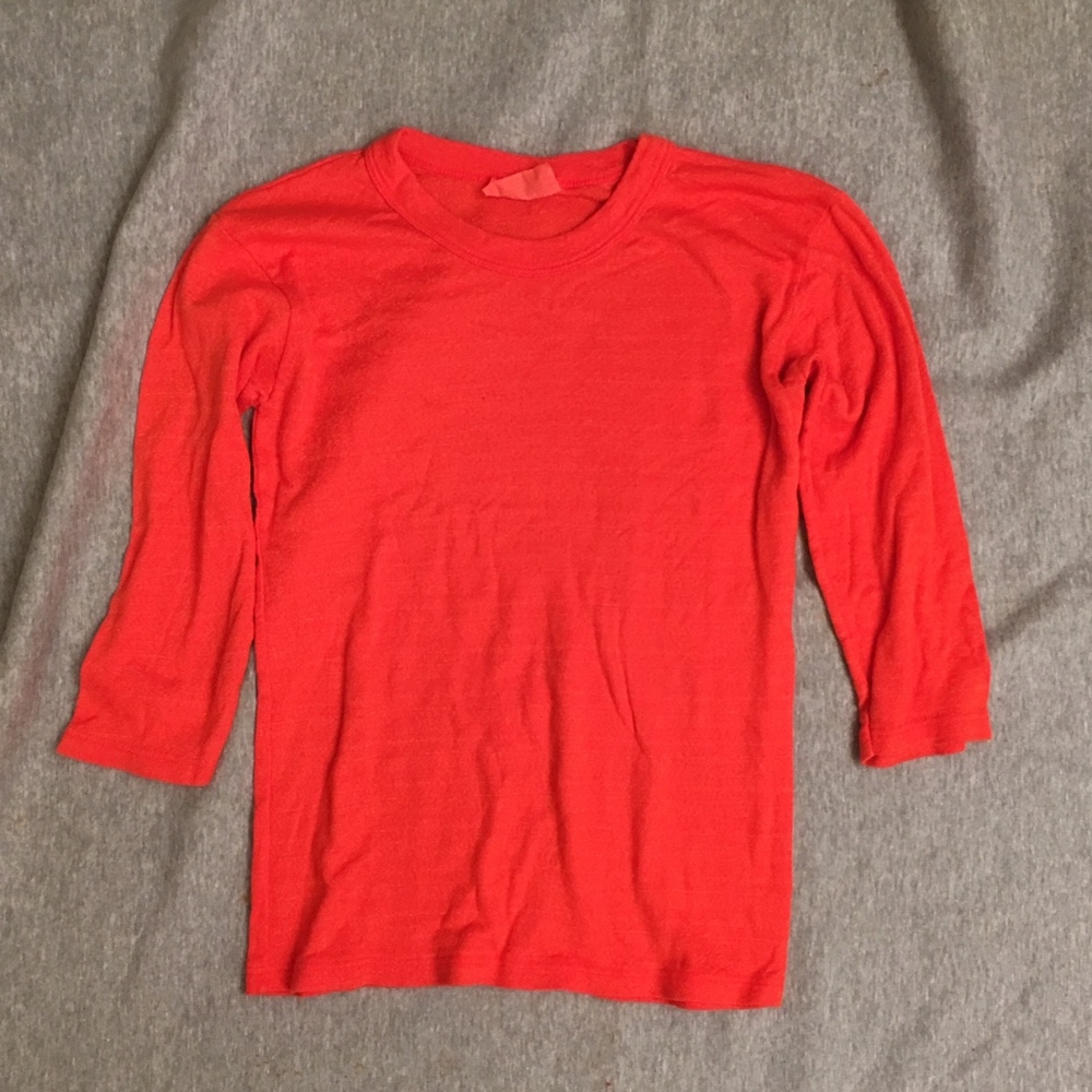 Michael Stars t-shirt in sizzling orange, NWOT